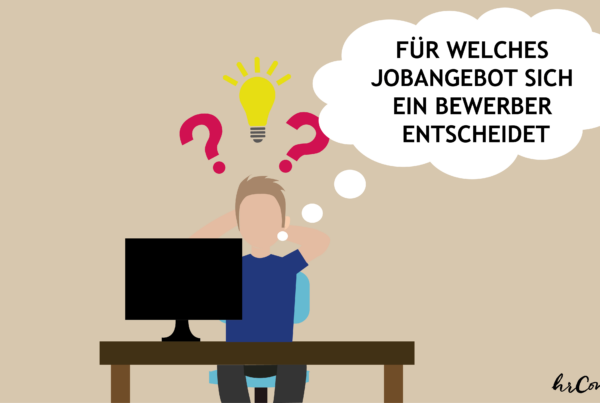 Für welches Jobangebot sich ein Bewerber entscheidet